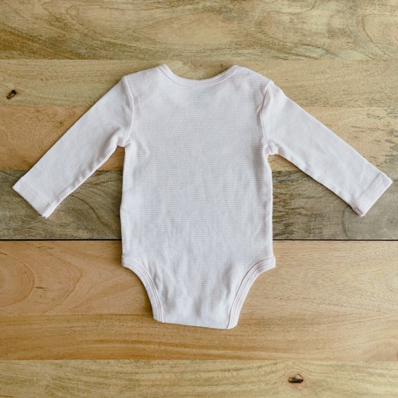 🧸 SALE! (5/$15, 8/$22, 12/$30) Carter’s baby bodysuit 6m pink baby girl onesie - Picture 3 of 4